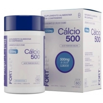 Carbonato de Cálcio 500mg c/60 cáCps.