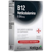 Vitamina B12 (Metilcobalamina) c/60 cáps - Padrão